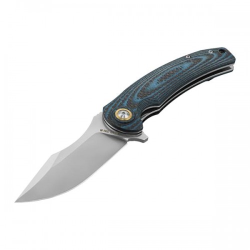 M-TAC Folding Knife Carbon/Blue Carbon/Blue, Sleek Carbon/Blue Aesthetics Meet High-Performance Design